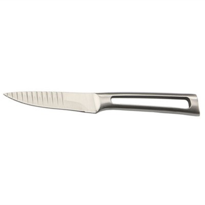 Grooved non stick Durable kitchen 3.5 inch paring Knife with Hollow Stainless Steel Handle