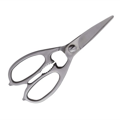 8" stainless steel 3cr14 blade kitchen scissors multifunctional scissors with 430 handle