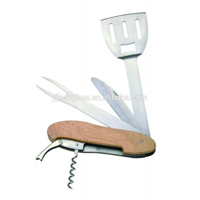 4 in 1 detachable multi-functional barbecue bbq tool