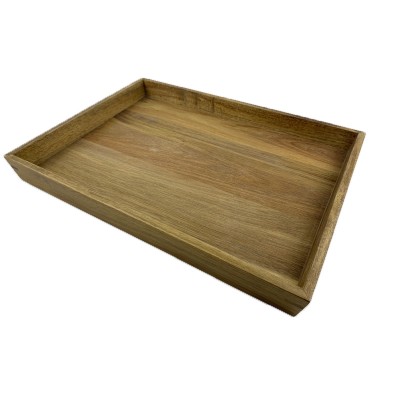 Home Accessories Custom Wood Tray Wooden Bar Serving Trays