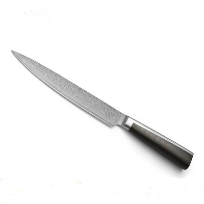 Damascus 8" Forged kitchen Carving Knife with micarta handle